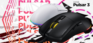 HATOR Pulsar 3 miš Igranje Ambidekster USB Tip-A Optički 12000 DPI PC