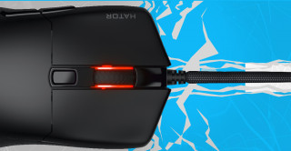 HATOR Pulsar 3 Wireless miš Igranje Ambidekster RF Wireless + Bluetooth + USB Type-C Optički 12000 DPI PC