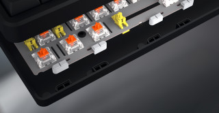 HATOR Rockfall 3 TKL Wireless tipkovnica Igranje USB + RF Wireless + Bluetooth QWERTY Ukrajinski Crno PC