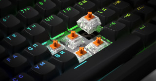 HATOR Rockfall 3 TKL Wireless tipkovnica Igranje USB + RF Wireless + Bluetooth QWERTY Ukrajinski Crno PC
