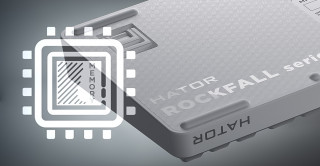HATOR Rockfall 3 TKL Wireless tipkovnica Igranje USB + RF Wireless + Bluetooth QWERTY Ukrajinski Crno PC