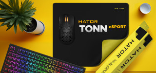 HATOR Tonn eSport Podloga miša za igranje Crno PC