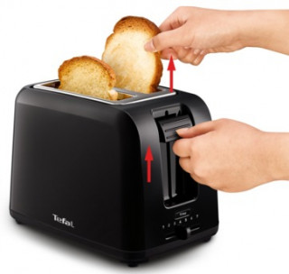 Tefal TT1A18 Vita Plastic black toaster Dom