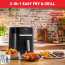 Tefal EY505815 Easy Fry&Grill 2 in 1 black hot air oven thumbnail