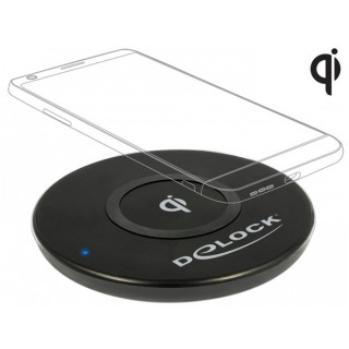 DeLock Wireless Qi Fast Charger 10W Black Mobile