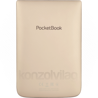 POCKETBOOK e-Reader PB627 LUX4 Gold case (6"E Ink Carta, Cpu: 1GHz,512MB,8GB,1500mAh, wifi,mSD) Tablet