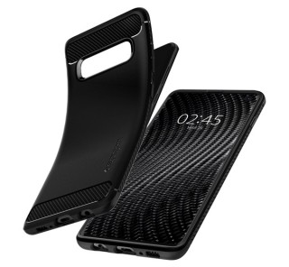 Spigen SGP Rugged Armor Samsung Galaxy S10 Matte Black back cover case Mobile