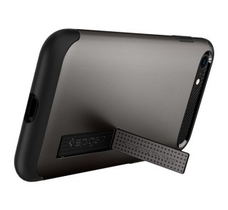 Spigen Slim Armor Apple iPhone SE(2020) Gunmetal case, Gray Mobile