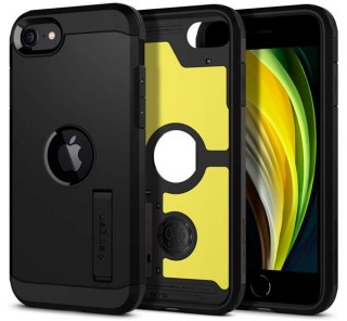 Spigen Tough Armor Apple iPhone SE(2020) Black case, Black Mobile