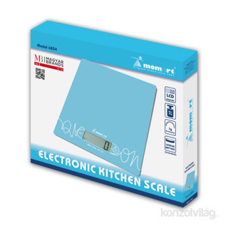 Momert 6854 blue  glass plate  kitchen scale Dom