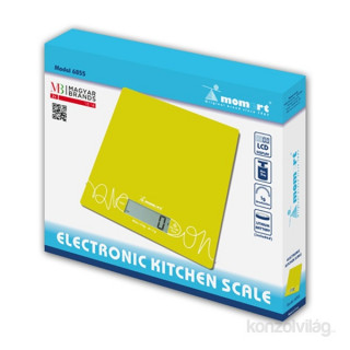 Momert 6855 green  glass plate  kitchen scale Dom