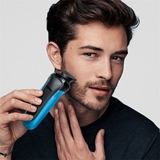 BRAUN 310BT WD/blue  - black/razor Dom