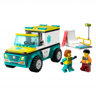 LEGO City Hitna pomoć i Snowboarder (60403) Igračka