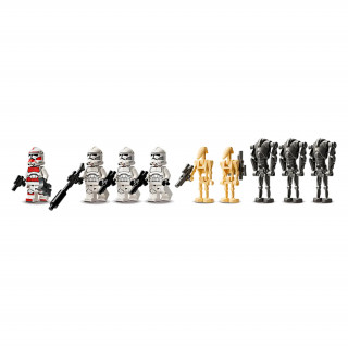 LEGO® Star Wars™ Ratnikom klonovima i borbenim paketom Battle Droid (75372) Igračka