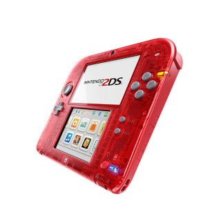 Nintendo 2DS (Transparent, red) 3DS