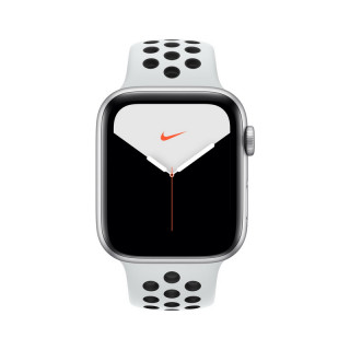 Apple Watch Nike Series GPS, 44mm Silver aluminum Case with Pure Platinum/Black Nike Sport Band S/M M/L Mobile