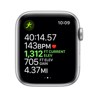 Apple Watch Nike Series GPS, 44mm Silver aluminum Case with Pure Platinum/Black Nike Sport Band S/M M/L Mobile