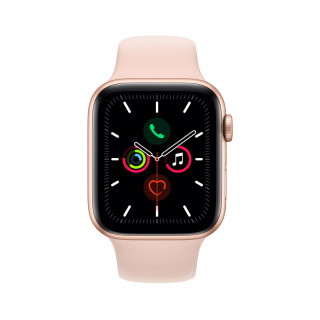 Apple Watch Series GPS, 44mm Gold aluminum Case with Pink Sand Sport Band S/M M/L Mobile