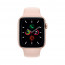 Apple Watch Series GPS, 44mm Gold aluminum Case with Pink Sand Sport Band S/M M/L thumbnail