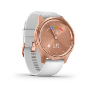 vívomove Style Rose Gold White silicone strap  Mobile