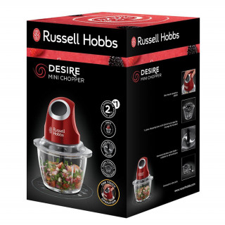 Russell Hobbs 24660-56 Desire red mini chopper Dom