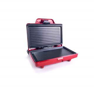 TOO SM-103R-750W red grill and sandwich maker Dom
