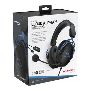 HyperX Cloud Alpha S - Gaming Slušalice (crno-plave) (4P5L3AA) PC