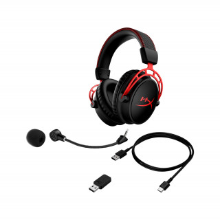 HyperX Cloud Alpha - bežične slušalice za igranje (crno-crvene) (4P5D4AA) PC