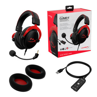 HyperX Cloud II - Pro Gaming Headset (crveni) (4P5M0AA) PC