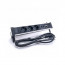 TOO DPS-113-3S IP20, 3x 2P+F, 2x USB-A, RJ45, HDMI, silver, desk-mountable socket distributor thumbnail
