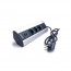 TOO VPS-315-3S IP20, 3x 2P+F, 2x USB-A, silver, desktop-mountable socket distributor thumbnail