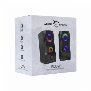 WHITE SHARK FLOW RGB zvučnik, 2.0, 6W, RGB LED PC
