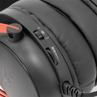 WHITE SHARK GORILLA-B/R, GH-2341-B/R gaming slušalice, crno/crvene, (3.5 Jack) PC