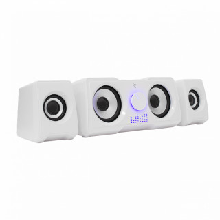 WHITE SHARK MOOD Zvučnik, 2.2, 16W, LED, bijeli PC
