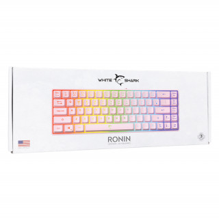 WHITE SHARK RONIN-P WS GK-2201P-US gaming tipkovnica, 68 tipki roza (engleski) PC