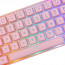 WHITE SHARK RONIN-P WS GK-2201P-US gaming tipkovnica, 68 tipki roza (engleski) thumbnail