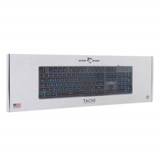 WHITE SHARK TACHI-B/US WS GK-003141B-US gaming tipkovnica, 104 tipke crna (engleski) PC