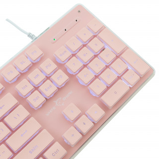 WHITE SHARK TACHI-P/US WS GK-003441P-US gaming tipkovnica, 104 tipke roza (engleski) PC
