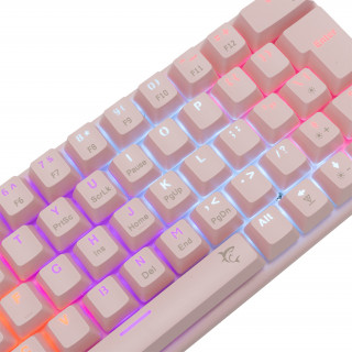 WHITE SHARK W029928 WAKIZASHI-P/BL-US roza mehanička gaming tipkovnica, plavi prekidači. (Engleski) PC