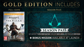 Assassin's Creed Valhalla Gold Edition + Eivor figura Merch