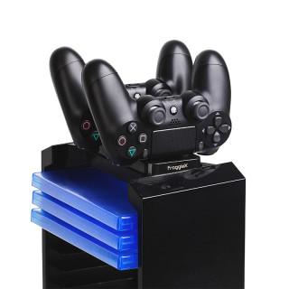 Froggiex FX-P4-C1-B PS4 Charge and Store Tower PS4