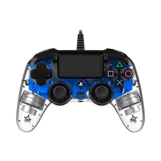 PlayStation 4 (PS4) Nacon Wired Compact žičani kontroler (Illuminated) (Blue) PS4