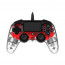 PlayStation 4 (PS4) Nacon Wired Illuminated Compact kontroler (Crveni) thumbnail