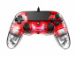 PlayStation 4 (PS4) Nacon Wired Illuminated Compact kontroler (Crveni) thumbnail