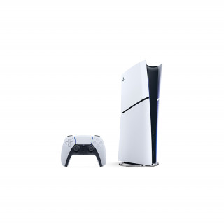 PlayStation 5 Digital Edition (Slim) + PlayStation 5 (PS5) DualSense kontroler (bijelo-crno) PS5