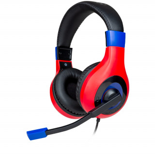 Nacon Stereo Gaming Wired Headset for Switch (Red-Blue) Nintendo Switch