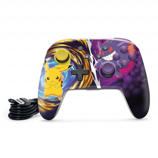 PowerA poboljšani Nintendo Switch bežični kontroler - Pikachu protiv Gengara Nintendo Switch