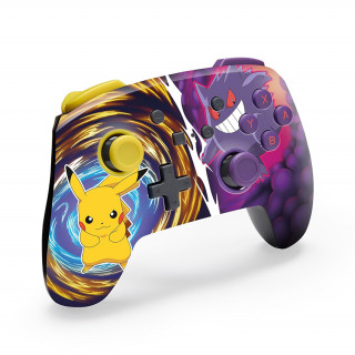 PowerA poboljšani Nintendo Switch bežični kontroler - Pikachu protiv Gengara Nintendo Switch