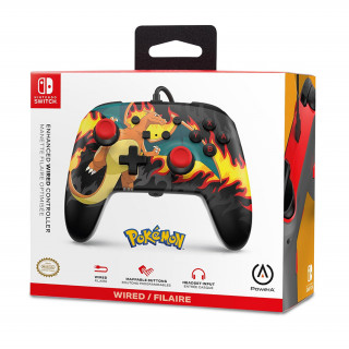 PowerA Nano Enhanced Nintendo Switch Wired kontroler - Charizard Firestorm Nintendo Switch