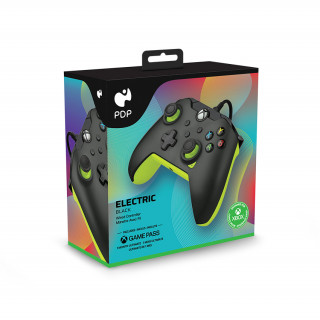 PDP žični kontroler za Xbox Series X/S - električni crni (Xbox Series X/S) Xbox Series